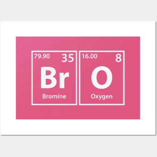 Bro (Br-O) Periodic Elements Spelling Posters and Art